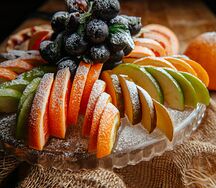 Ассорти сезонных фруктов и ягод