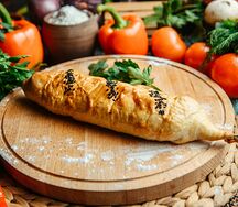 Хачапури на шампуре с сыром сулугуни