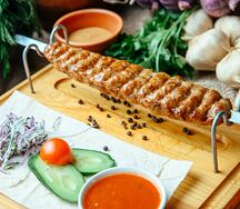 Люля-кебаб из говядины и свинины