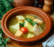 Уха королевская из трех видов рыбы