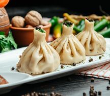 Хинкали с курицей