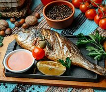 Дорадо на гриле