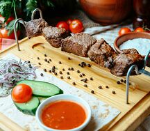 Шашлык из мраморной говядины