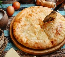 Осетинский пирог с сыром и картофелем