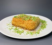 Арабский десерт Кунафа с творогом