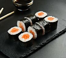 Мини с лососем