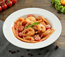 Паста с креветками