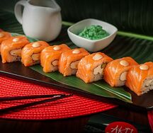 Ролл с копченым лососем Fishlux