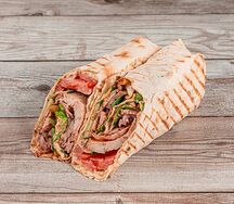 Донер классика острый в домашнем лаваше