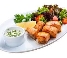 Шашлык из сёмги