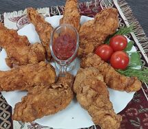 Куриная грудка в кляре