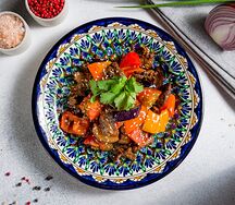 Салат с баклажанами