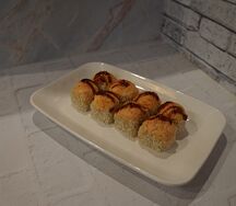 Запеченный с лососем