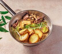 Медальоны из двух видов мяса