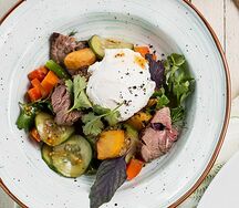 Салат с ростбифом