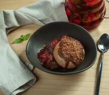 Шоколадный с муссом