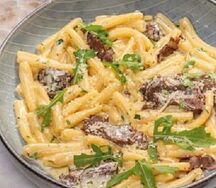 Казаречче с томлёными щёчками