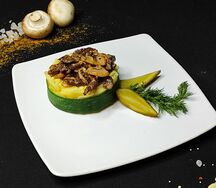 Бефстроганов из говяжей вырезки