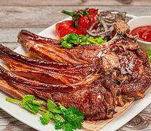 Корейка баранья на мангале