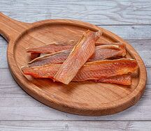 Брюшки горбуши вяленые