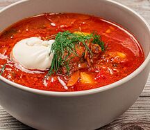 Борщ с говядиной