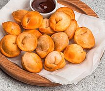 Пельмешки с говядиной обжаренные