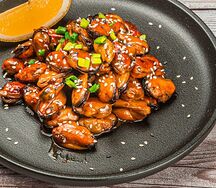 Мидии Новозеландские в сливочном унаги