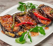 Баклажаны кимчи на гриле