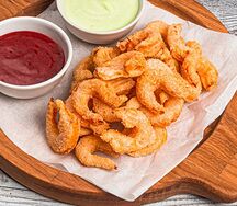 Креветки северные дикие с соусами