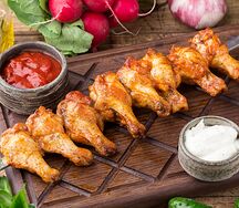 Шашлык из куриных крыльев