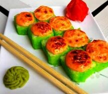 Запеченный ролл Калифорния Грин L