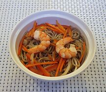 Соба с морепродуктами