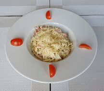 Паста Пицц-н-Ролл с курицей и грибами