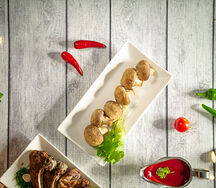 Шашлык из шампиньонов