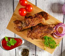 Шашлык из cвинoй шеи без кости