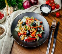Салат с морепродуктами