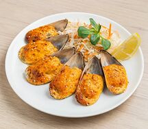 Запечённые мидии