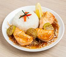 Лосось в соусе терияки