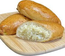 Мини-пирожки с капустой и яйцом