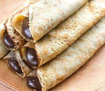 Блинчики с шоколадной пастой 6 шт