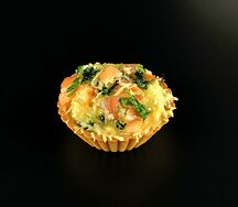 Киш с лососем и брокколи 6 шт