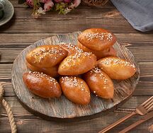 Фуршетные пирожки с малиной