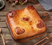 Пирог с картофелем и грибами