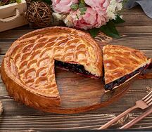 Пирог с черникой