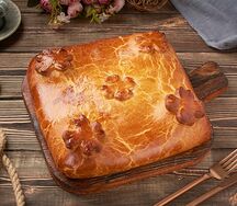 Пирог с брынзой и овощами