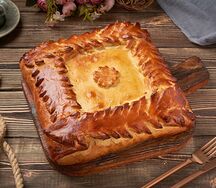 Пирог с капустой и яйцом