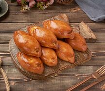 Пирожки фуршетные с капустой и яйцом