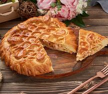 Пирог с яблоками и апельсином