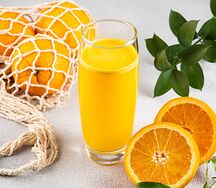 Свежевыжатый апельсиновый сок