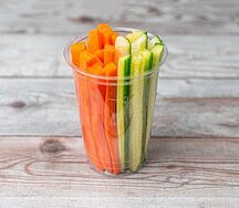 Морковь и огурец